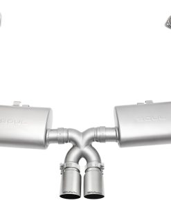 SOUL 17+ Porsche 718 Cayman / Boxster Valved Exhaust - Straight Cut Signature Satin Tips