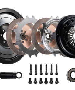 DKM Clutch 00-06 BMW M3 215mm Ceramic Twin Disc MRX Clutch Kit w/Flywheel (850 ft/lbs Torque)