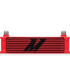 Mishimoto Universal 10 Row Oil Cooler - Red
