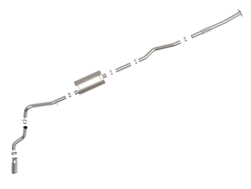 afe Apollo GT Series 19-20 GM 1500 2.7L (t) 409 SS CB Exhaust System w/Polished Tip - Image 4