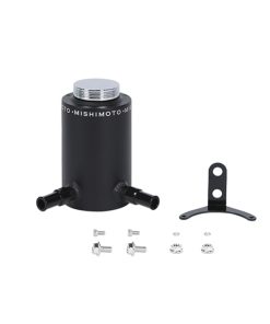 Alternative view of Mishimoto Aluminum Power Steering Reservoir Tank - Wrinkle Black