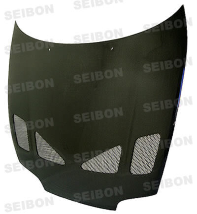 Alternative view of Seibon 93-98 Toyota Supra (JZA80L) TR Style Carbon Fiber Hood
