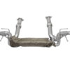 SOUL 20+ Chevrolet C8 Corvette Valved Exhaust - 4in Straight Cut Tips - Polished Chrome