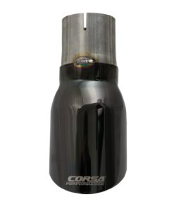 Alternative view of Corsa Single Universal 2.75in Inlet / 4in Outlet Black PVD Pro-Series Tip Kit