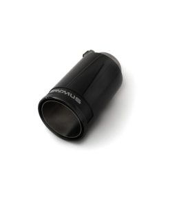 Remus Stainless Steel 98mm Black Chrome Straight w/Carbon Insert Tail Pipe (Single)