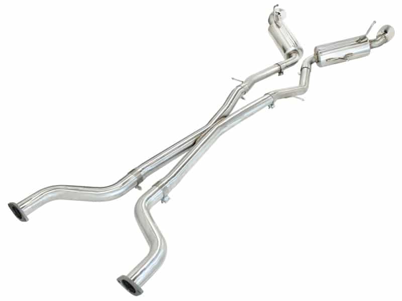 aFe Takeda 2.5inch SS Exhaust Cat-Back 09-13 Nissan 370Z V6 3.7L Polished Tips - Image 5
