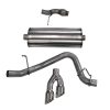 Corsa Cat Back Exhaust, Sport, 3in, Single Side Twin Polished 4in Tips, 2015 Chevy Tahoe/GMC Yukon