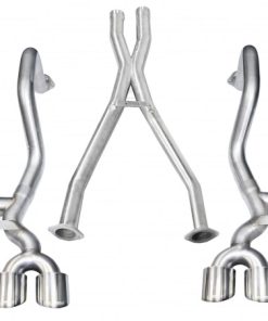 Corsa 97-04 Chevrolet Corvette C5 Z06 5.7L V8 Polished Xtreme Cat-Back + XO Exhaust