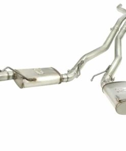Alternative view of aFe MACHForce XP Exhaust 3in Stainless Stee CB/10-13 Chevy Camaro V8-6.2L (td) (gloss blk tip)