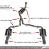 AWE Tuning Audi B8 A4 Touring Edition Exhaust - Dual Outlet Polished Silver Tips