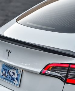 VR Aero 2018+ Tesla Model 3Matte Carbon Fiber Trunk Spoiler