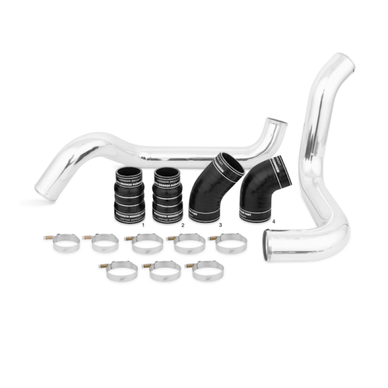 Mishimoto 02-04.5 Chevrolet 6.6L Duramax Intercooler Kit w/ Pipes (Black) - Image 11