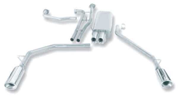 Alternative view of Borla 04-15 Nissan Titan 5.6L-V8 2&4WD Catback Exhaust System