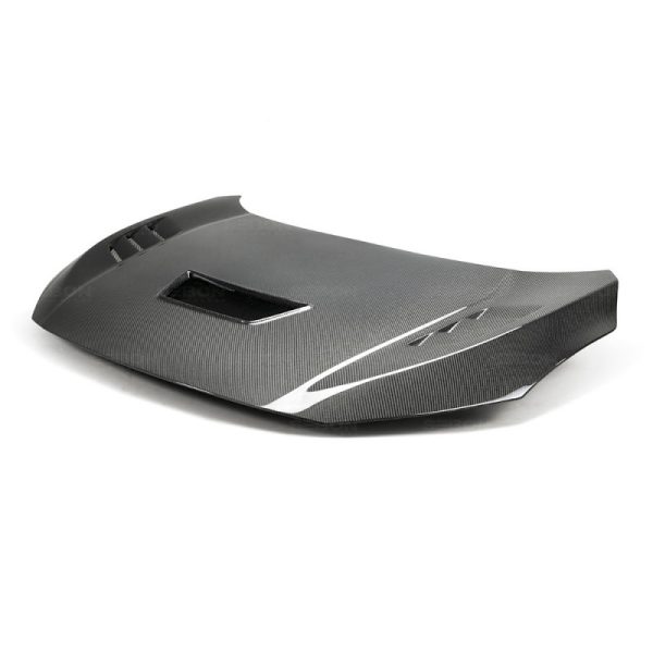 Alternative view of Seibon 2017 Honda Civic Type R CV-Style Carbon Fiber Hood