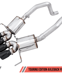 Alternative view of AWE Tuning 14-19 Chevy Corvette C7 Z06/ZR1 Touring Edition Axle-Back Exhaust w/Black Tips