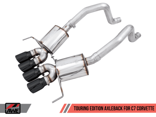 Alternative view of AWE Tuning 14-19 Chevy Corvette C7 Z06/ZR1 Touring Edition Axle-Back Exhaust w/Black Tips