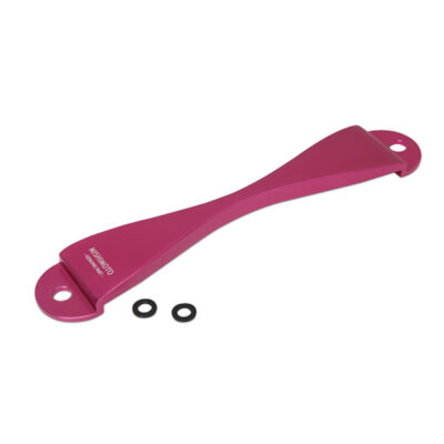 Alternative view of Mishimoto Subaru CNC Battery Tie-Down - Pink