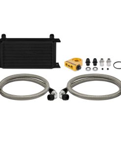 Alternative view of Mishimoto Universal 19 RowThermostatic Oil Cooler Kit - Black