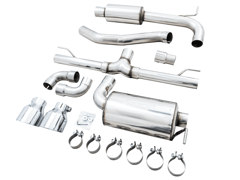 AWE 2022 VW GTI MK8 Touring Edition Exhaust - Chrome Silver Tips - Image 6