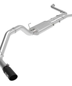 aFe MACHForce XP Exhausts Cat-Back SS-409 Nissan Titan XD 16-19 V8-5.6L - Black