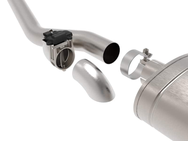 aFe Gemini XV 3in 304 SS Cat-Back Exhaust w/ Cutout 19-21 GM Silverado/Sierra 1500 V8- w/ Black Tips - Image 7