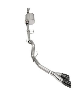 Corsa 2021-2022 Ford F-150 SuperCab/6.5in Bed 3.5L V6 Sport Cat-Back Single Side Exit-Black PVD