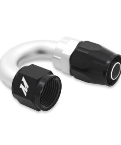 Alternative view of Mishimoto Aluminum -6AN 180 Degree Fitting - Black