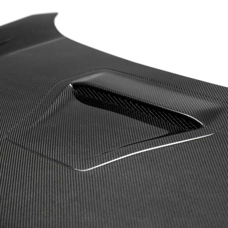 Seibon 17-20 Honda Civic Type-R (FK8) TSII Style Carbon Fiber Hood - Image 3