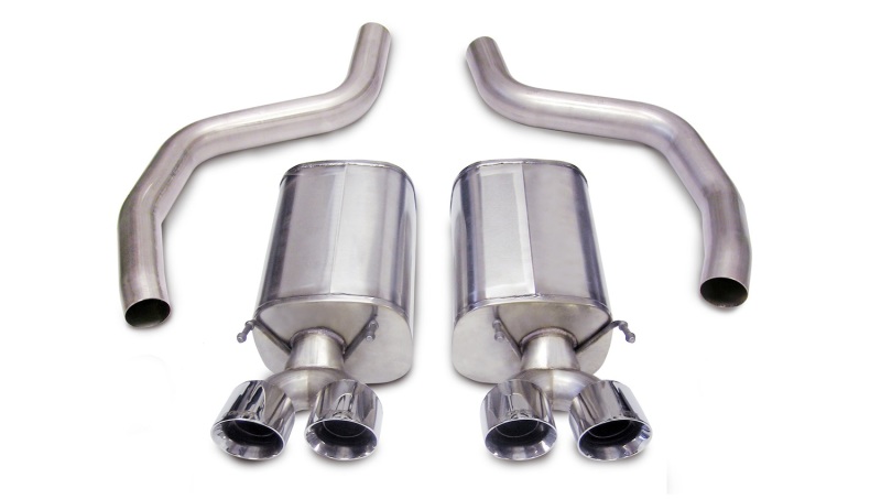 Corsa 06-13 Chevrolet Corvette C6 Z06 7.0L V8 Polished Sport Axle-Back Exhaust - Image 2