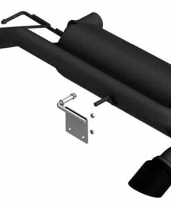 Borla 21-22 Ford Bronco 2.7L V6 4WD ATAK Axle Back Exhaust w/ Black Coated Tips