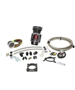 Snow Performance 08-15 Evo Stg 2 Boost Cooler Water Inj. Kit (SS Braided Line/4AN Fittings) w/o Tank