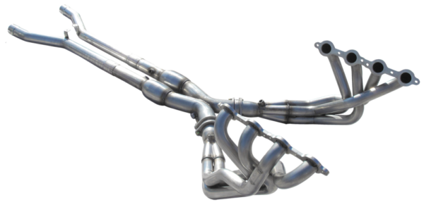 ARH 2005-2008 Chevrolet Corvette C6 LongTube 1-3/4 304-SS Headers w/ Cats and X-Pipe