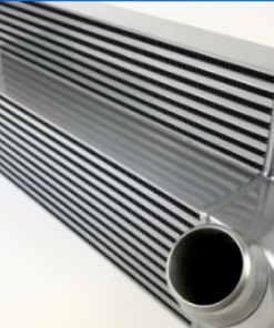 Alternative view of CSF 15-18 BMW M2 (F30/F32/F22/F87) N55 High Performance Stepped Core Bar/Plate Intercooler - Silver