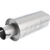 Borla Universal Pro-XS Round S-Type 2.5in Inlet/Outlet Center/Center Notched Muffler