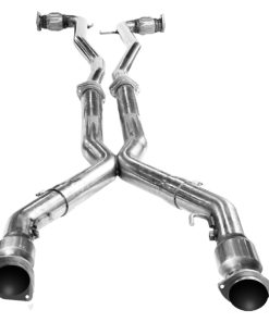Alternative view of Kooks 08-09 Pontiac G8 GT/GXP LS2/LS3 6.0L/6.2L 3in In x 2 1/2in OEM Out Cat X Pipe made in SS