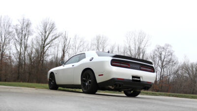 Alternative view of Corsa 15-17 Dodge Challenger Sport Cat-Back Dual Rear Exit with Twin 3.5in Black Pro-Series Tips
