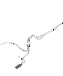Borla 15-16 Ford F150 3.5L EcoBoost Ext. Cab Black Chrome CB Exht ATAK Single Split Rear Exit