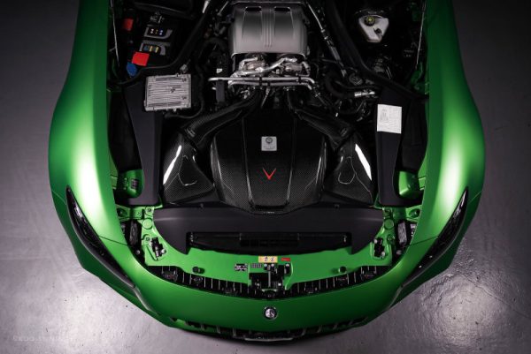 Alternative view of Eventuri Mercedes C190/R190 AMG GTR GTS GT Intake and Engine Cover - Gloss