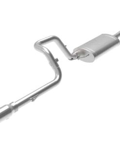 Alternative view of aFe MACHForce XP 2.5in 304-SS Exhaust Cat-Back w/ Polished Tip 10-20 Toyota 4Runner V6-4.0L