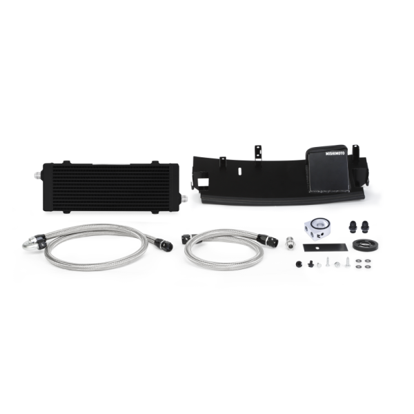 Alternative view of Mishimoto 2016+ Ford Focus RS Oil Cooler Kit - Black