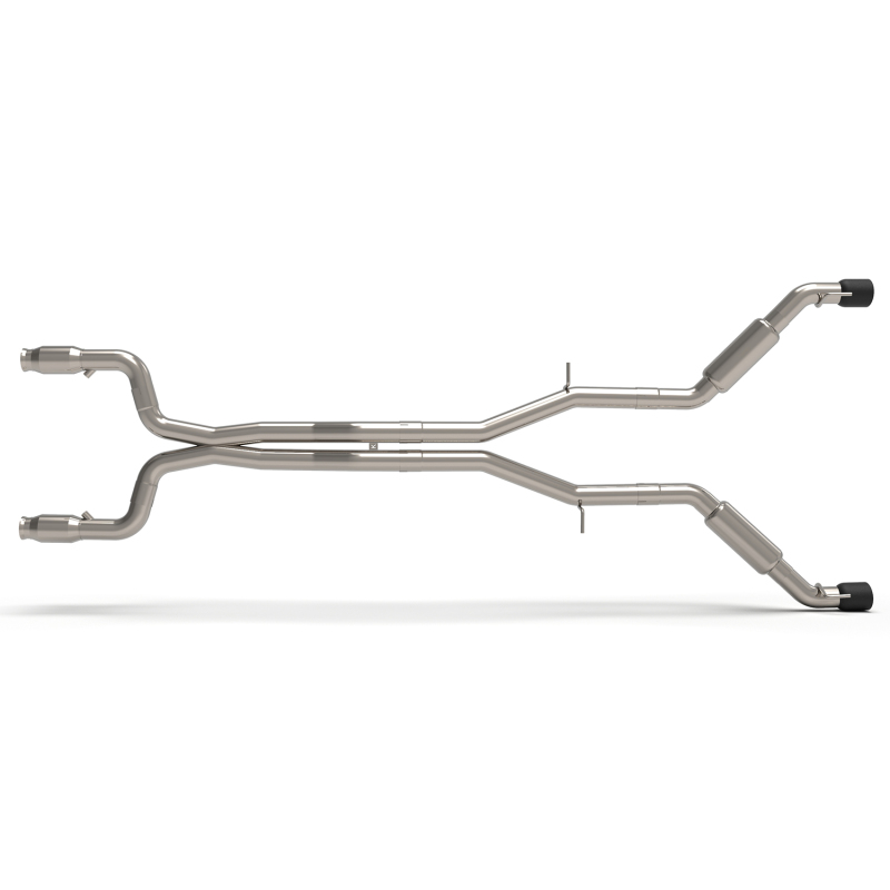 Kooks 16+ Chevy Camaro SS 6.2L 3in GREEN Cat Strt Screamer Exhaust w/Black Tips (Use w/Kooks Header) - Image 2