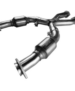 Alternative view of Kooks 99-04 Ford Mustang GT / Cobra 2 1/2in In x 2 1/2in OEM Out Cat SS X Pipe Kooks HDR Req