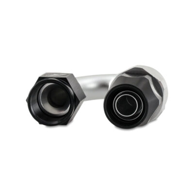 Alternative view of Mishimoto Aluminum PTFE -6AN 180 Degree Fitting Black
