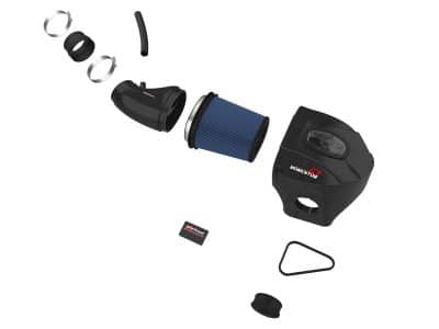 Alternative view of aFe Momentum Black Series Carbon Fiber Pro 5R Air Intake System 11-19 Dodge Charger SRT8 6.4L