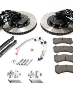 Alcon 2009+ Nissan GT-R R35 412x36mm Rotor Red 6 Piston Caliper RC6 Front Axle Kit