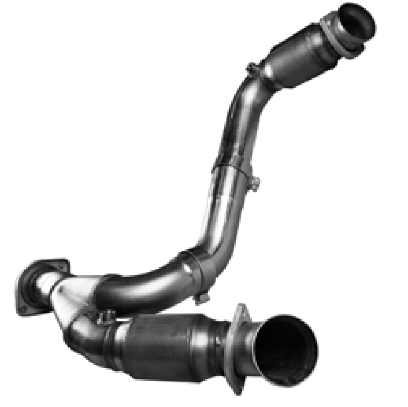 Kooks 99-06 GM 1500 Series 3in x OEM Out GREEN Cat SS Y Pipe Kooks HDR Req - Image 9