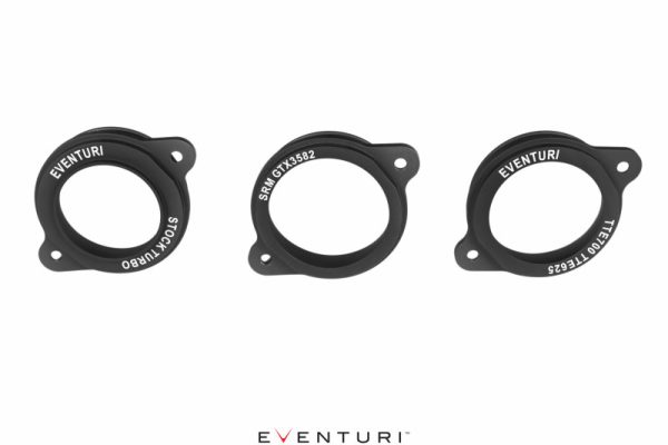 Alternative view of Eventuri Audi SRM GTX Turbo Flange for RS3/TTRS Carbon Turbo Inlet