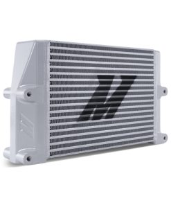 Mishimoto Heavy-Duty Oil Cooler - 10in. Same-Side Outlets - Silver