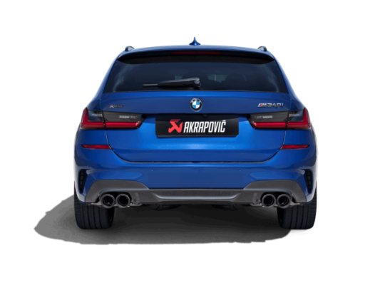 Akrapovic 20-22 BMW M340i (G20, G21) Slip-On Line (Titanium) (Requires BMW Part #18308686640)