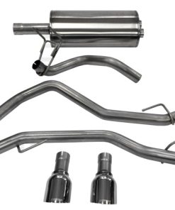 Corsa 09-14 Dodge Ram 1500 4.7L Quad/Crew Cab/Short Bed Polished Dual Exit Cat-Back Exhaust